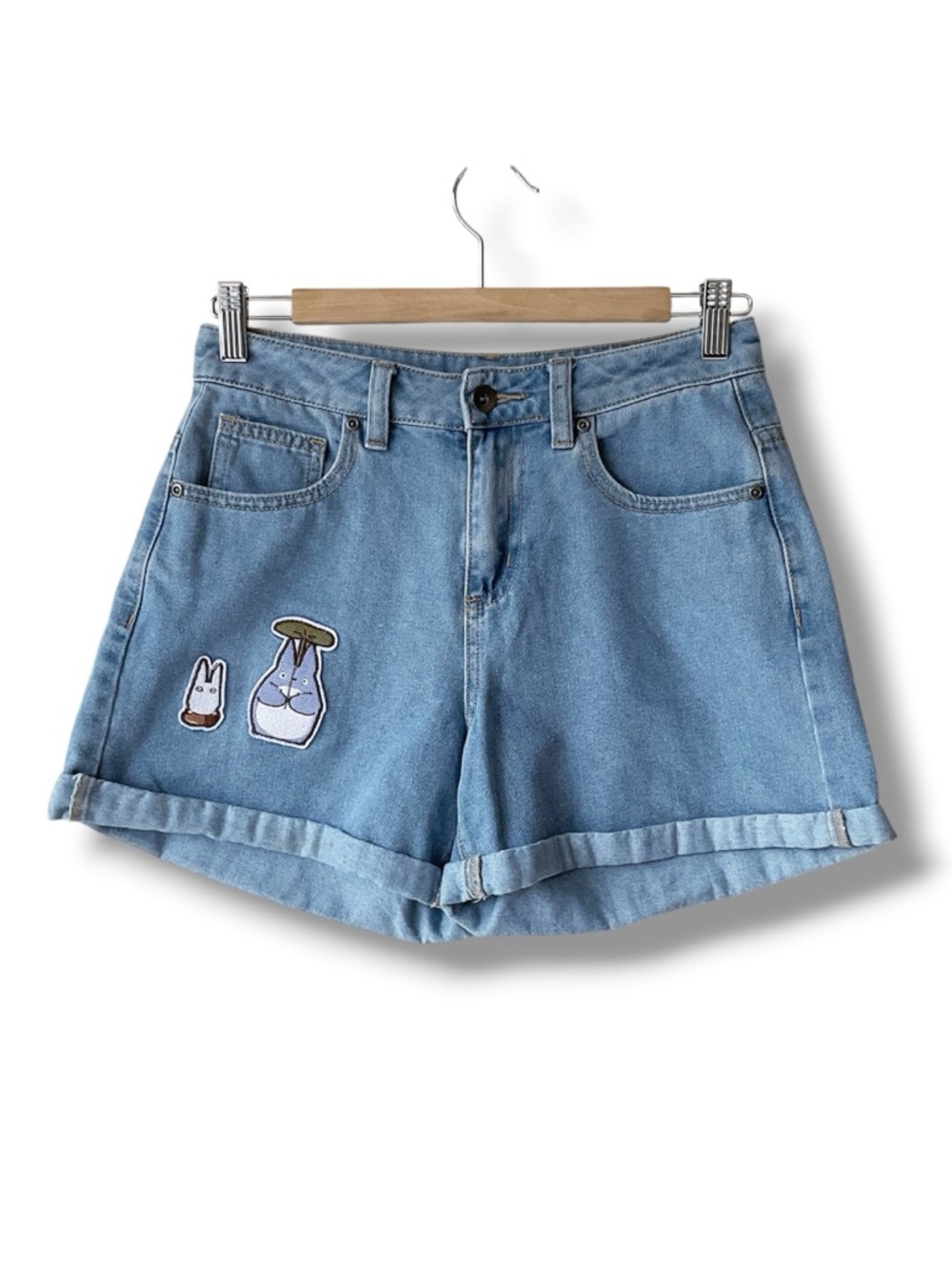 Her Universe Studio Ghibli My Neighbor Totoro Denim Mom Shorts Size 1/US XS